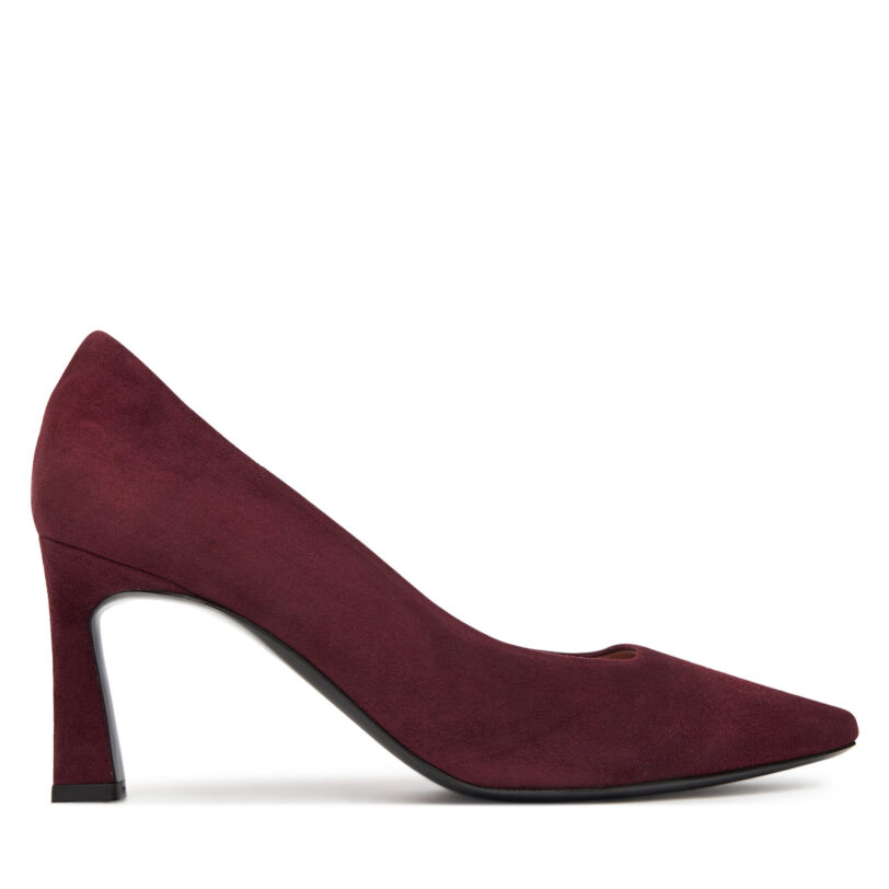 Обувки на ток Pollini SA10257M0NTA0561 Бордо цвят на ниска цена