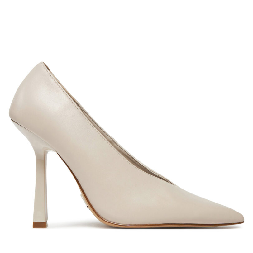 Обувки на ток Steve Madden Sedona SM11003443 Екрю цвят на ниска цена