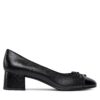 Обувки на ток Tory Burch Cap-Toe Pump 45Mm 154517 Черен цвят на ниска цена