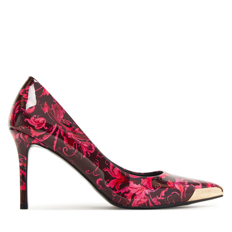 Обувки на ток Versace Jeans Couture 79VA3S50 ZS366 Бордо цвят на ниска цена