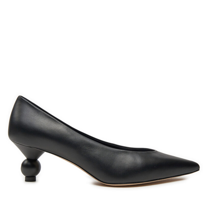 Обувки на ток Weekend Max Mara Renza 24255260346 Черен цвят на ниска цена