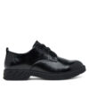 Оксфордки Calvin Klein Low Cut Lace-Up Shoe V3X4-83182-1453 D Черен цвят на ниска цена