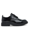 Оксфордки Calvin Klein Low Cut Lace-Up Shoe V3X4-83182-1453 S Черен цвят на ниска цена