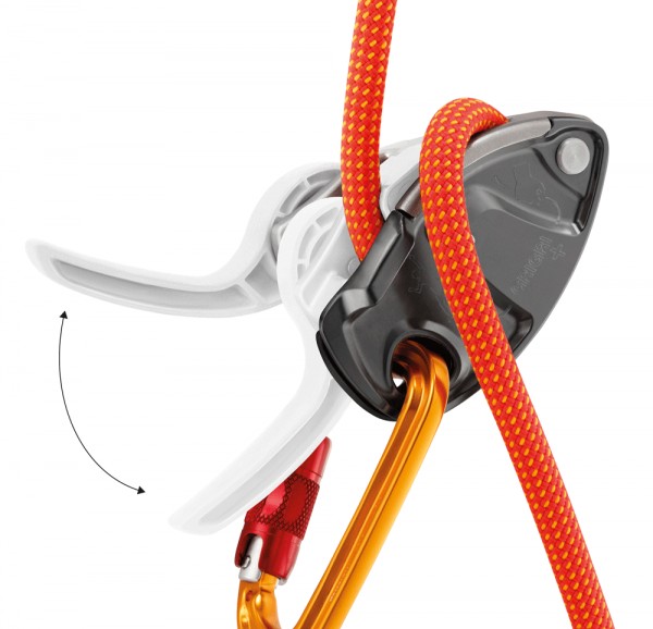 Осигурител с блокираща функция и функция анти паника PETZL Grigri+ на ниска цена