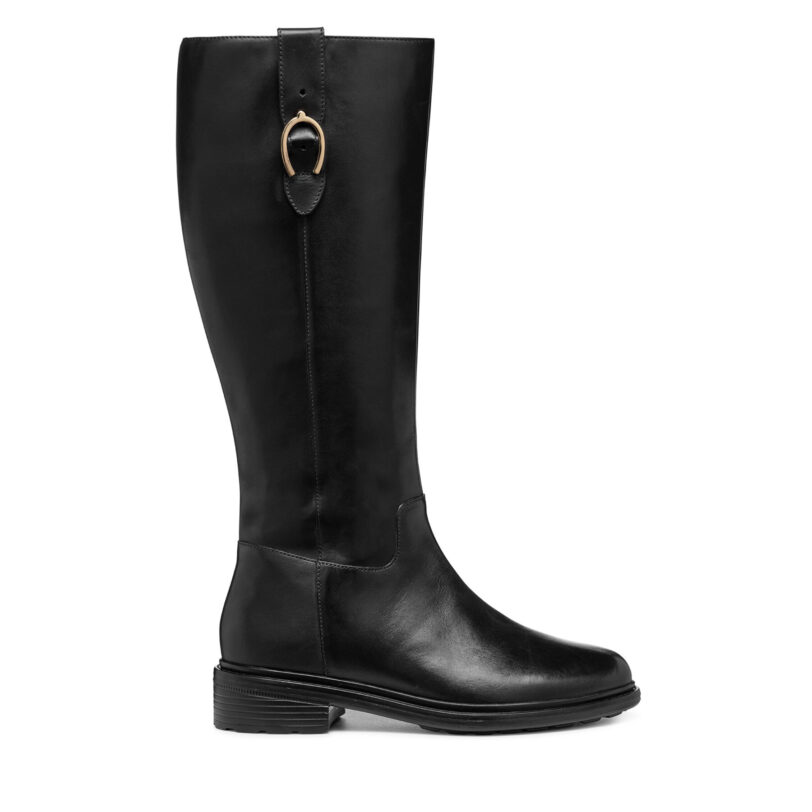 Офицерки Geox D Walk Pleasure D46TGD 00043 C9999 Черен цвят на ниска цена
