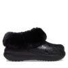 Пантофи Crocs Crocs Furever Crush Crystal Glitter 208974 Черен цвят на ниска цена