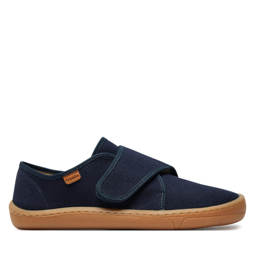 Пантофи Froddo Barefoot Slippers G1700408 D Син цвят на ниска цена