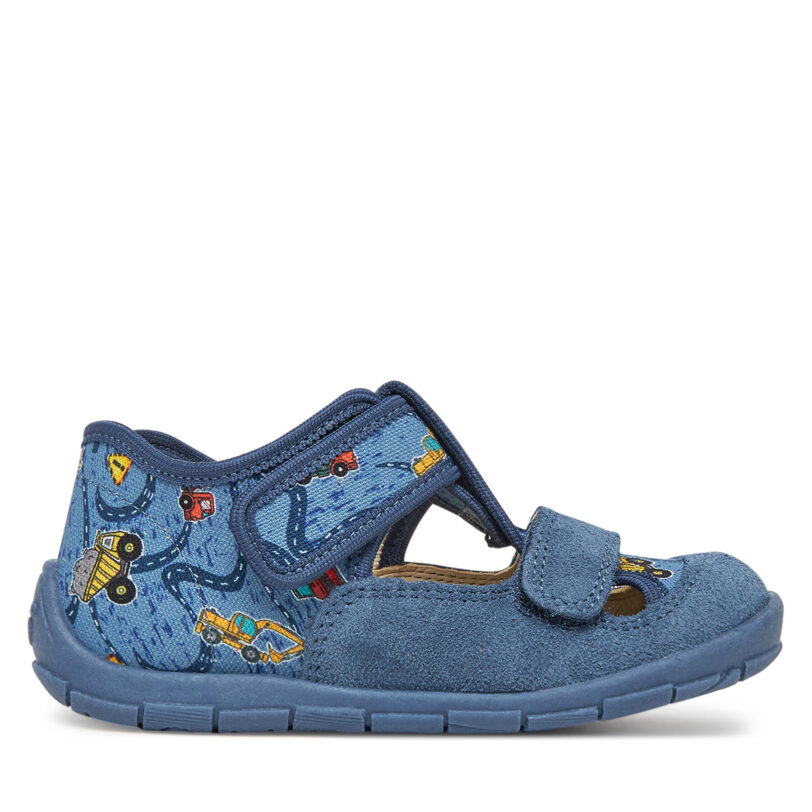 Пантофи Froddo Classic Slippers G1700412-3 M Син цвят на ниска цена