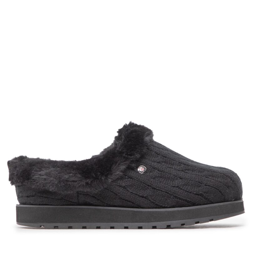 Пантофи Skechers BOBS Ice Angel 31204/BBK Черен цвят на ниска цена