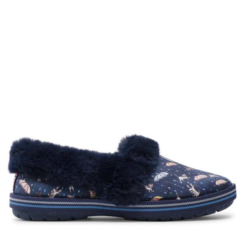 Пантофи Skechers BOBS Movie Night 113486/NVMT Тъмносин цвят на ниска цена