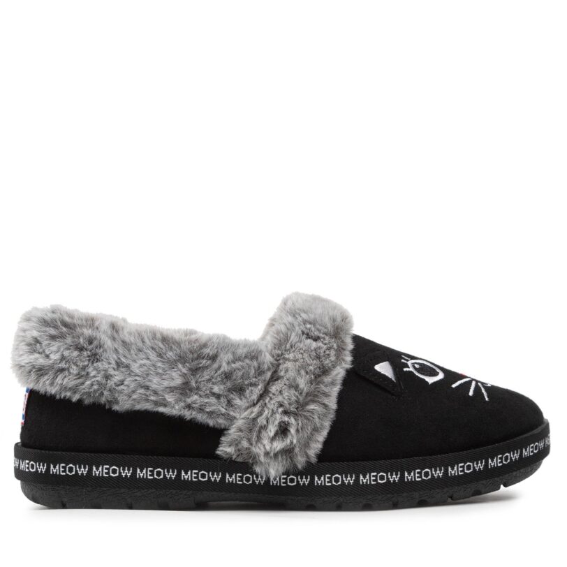 Пантофи Skechers Meow Pajamas 33355/BLK Черен цвят на ниска цена