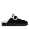 Пантофи Sorel Viibe Clog Suede Cozy 2048521010 Черен цвят на ниска цена