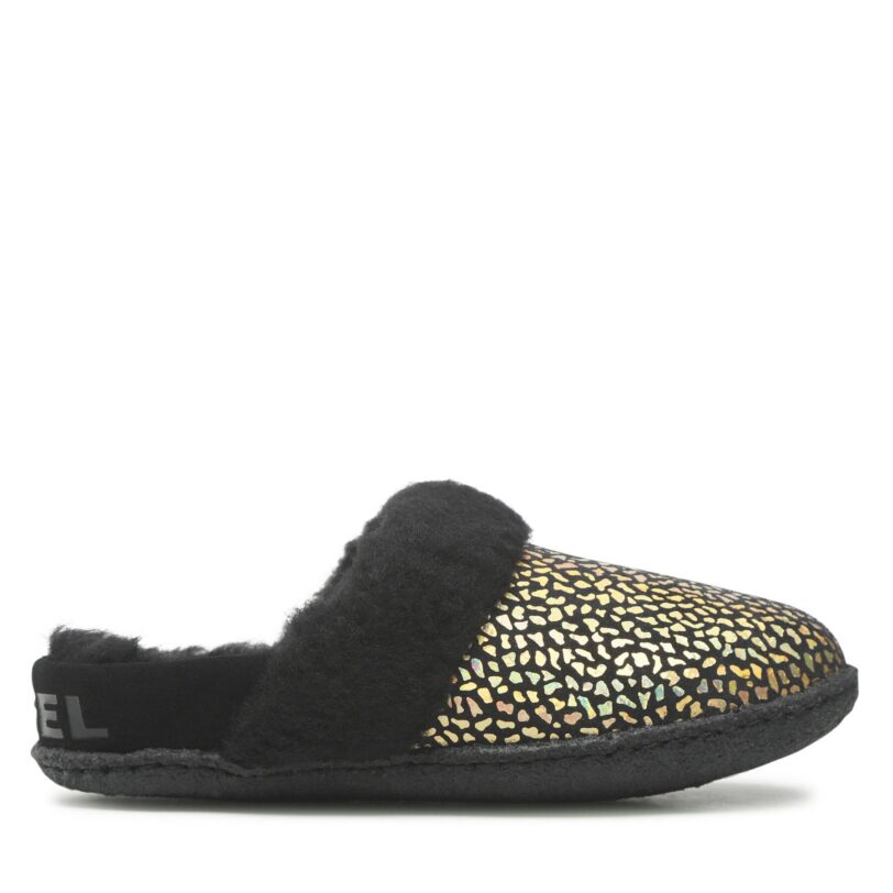 Пантофи Sorel Youth Nakiska™ Slide II NY4892 Черен цвят на ниска цена