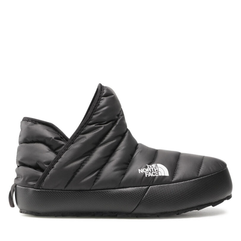 Пантофи The North Face Thermoball Traction Bootie NF0A331HKY4 Черен цвят на ниска цена