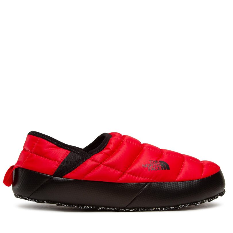 Пантофи The North Face Thermoball Traction Mule V NF0A3UZNKZ31-070 Червен цвят на ниска цена