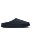 Пантофи Tommy Hilfiger Felt House Shoe FM0FM05538 Тъмносин цвят на ниска цена