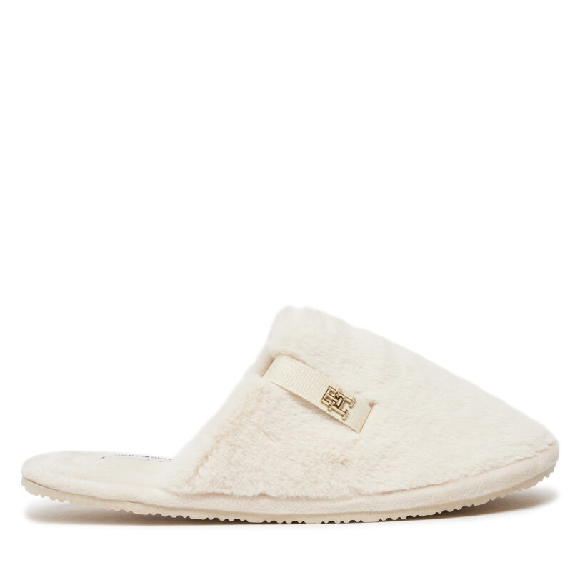 Пантофи Tommy Hilfiger Trenerzy Confort Home FW0FW08138 Бял цвят на ниска цена