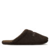 Пантофи Tommy Hilfiger Warm Curly House Shoe FM0FM05226 Кафяв цвят на ниска цена