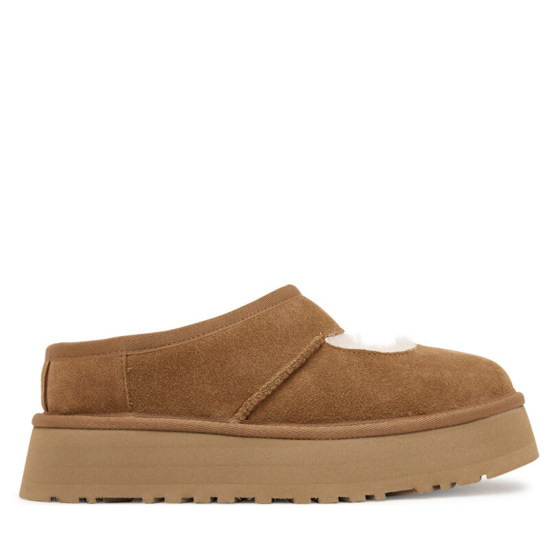 Пантофи Ugg W Bea Mary Jane 1167612 Кафяв цвят на ниска цена