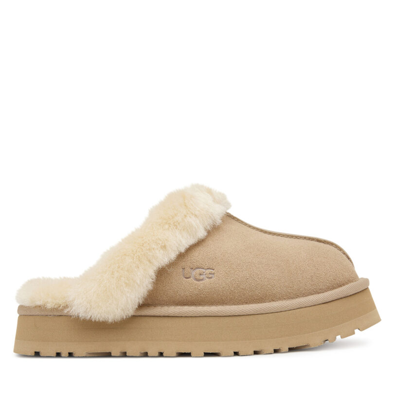 Пантофи Ugg W Disquette 1122550 Бежов цвят на ниска цена