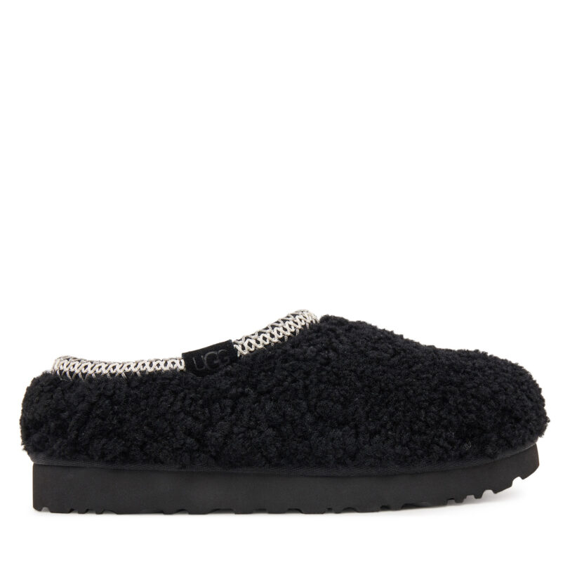 Пантофи Ugg W M Tasman Maxi 1158356 Черен цвят на ниска цена