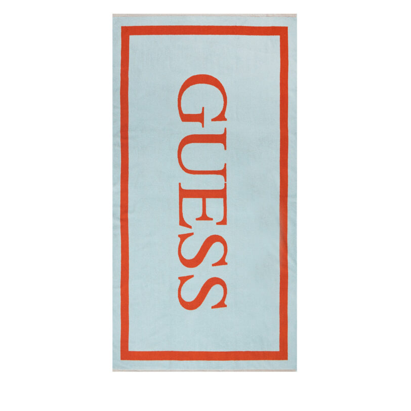 Плажна кърпа Guess E5GZ13 SG00P Син цвят на ниска цена