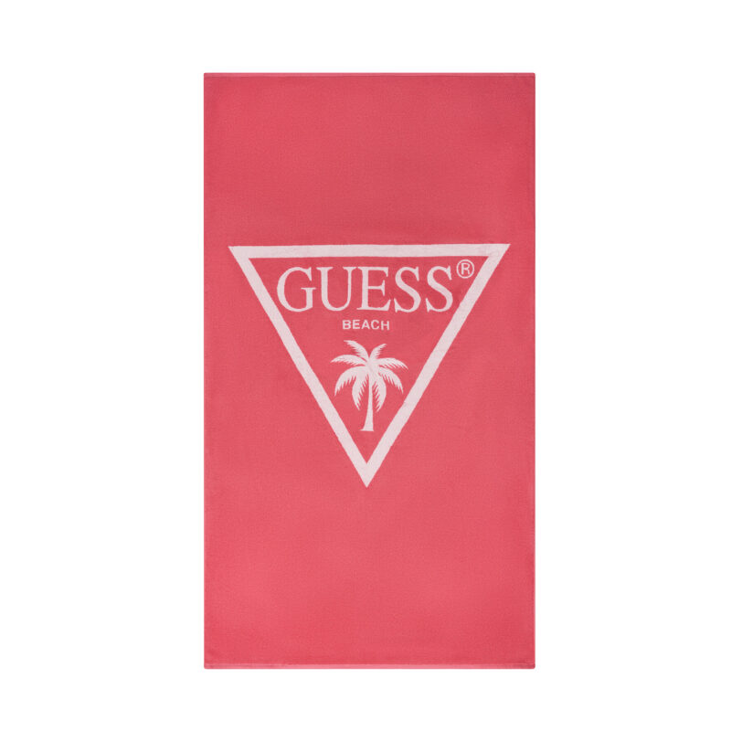 Плажна кърпа Guess E5GZ14 SG00P Розов цвят на ниска цена