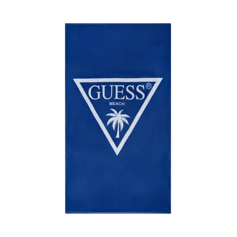 Плажна кърпа Guess E5GZ14 SG00P Син цвят на ниска цена