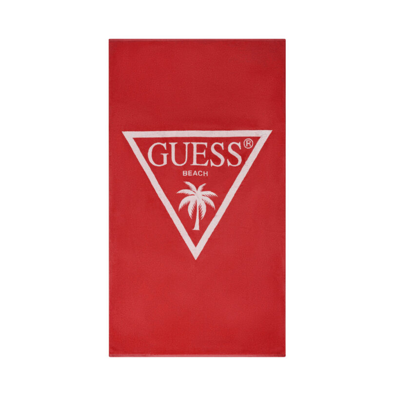 Плажна кърпа Guess E5GZ14 SG00P Червен цвят на ниска цена
