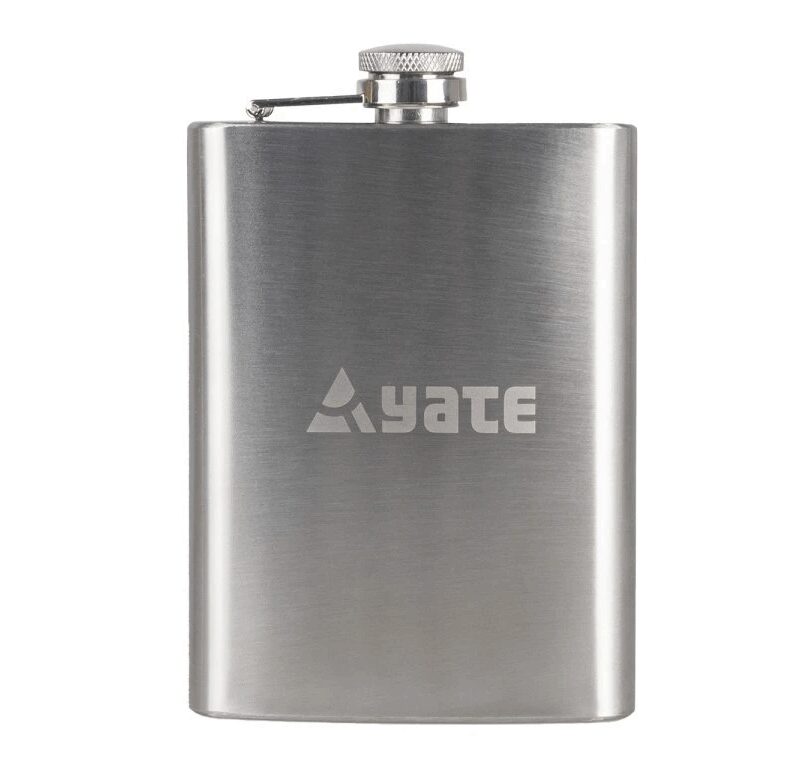 Плоска бутилка YATE Stainless steel 240 мл - Сребрист на ниска цена