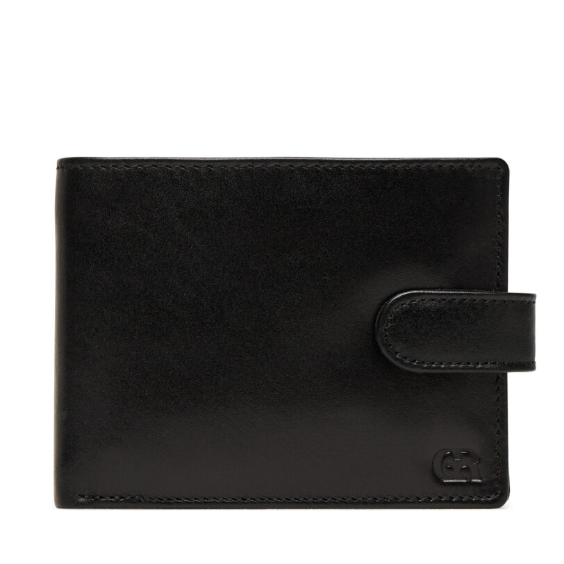 Портфейл Gino Rossi SYED 3521L Черен цвят на ниска цена