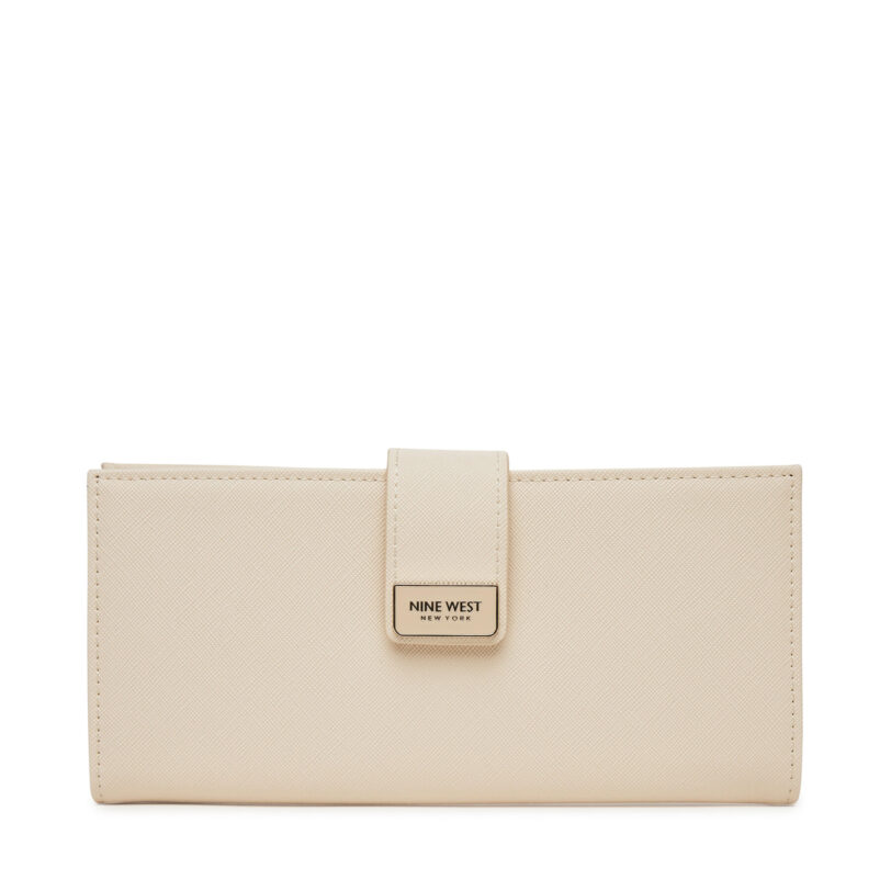 Портфейл Nine West NW-W1-014-SS25 Бежов цвят на ниска цена