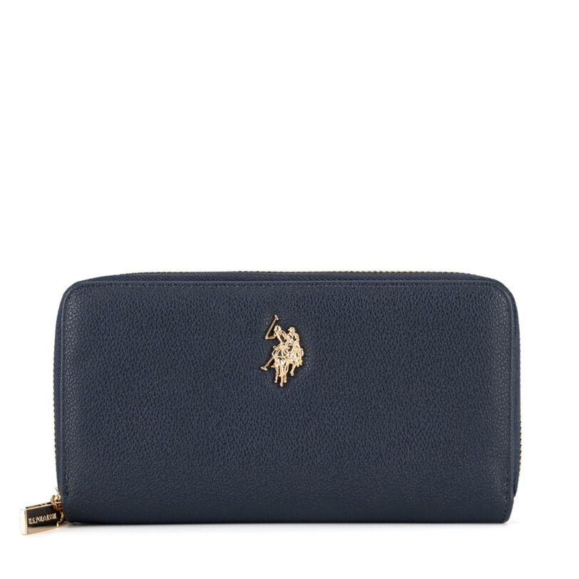 Портфейл U.S. Polo Assn. BIUXT8382WVP Тъмносин цвят на ниска цена