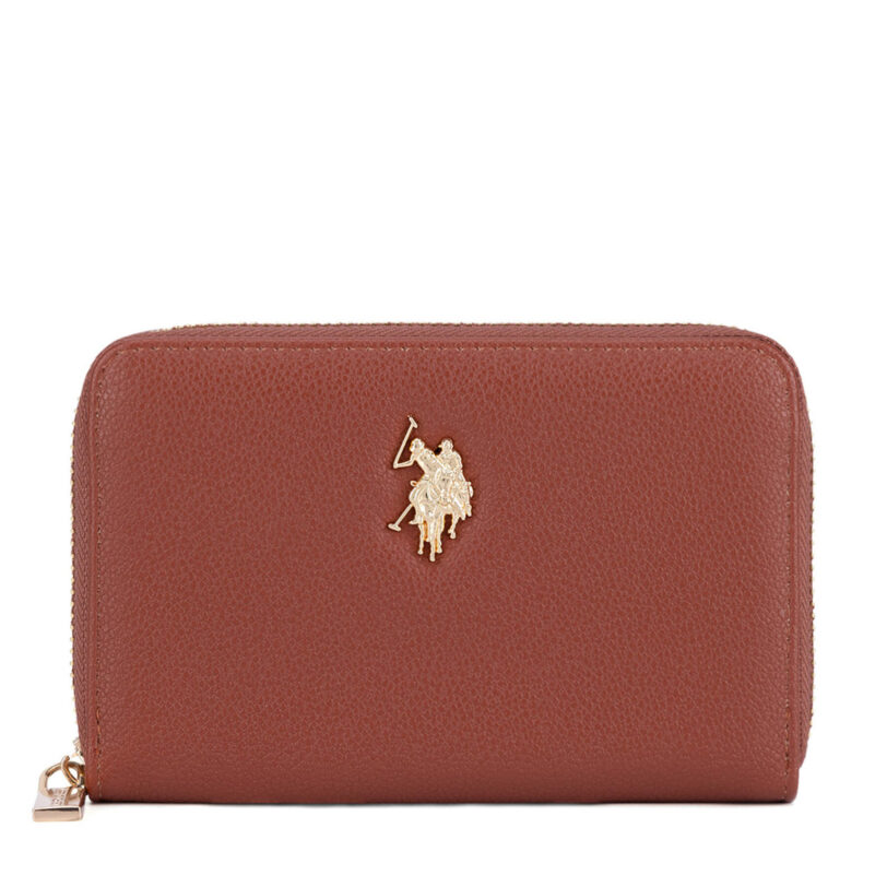 Портфейл U.S. Polo Assn. BIUXT8383WVP Оранжев цвят на ниска цена