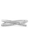 Пръстен Fossil JF04078040 Сребрист цвят на ниска цена