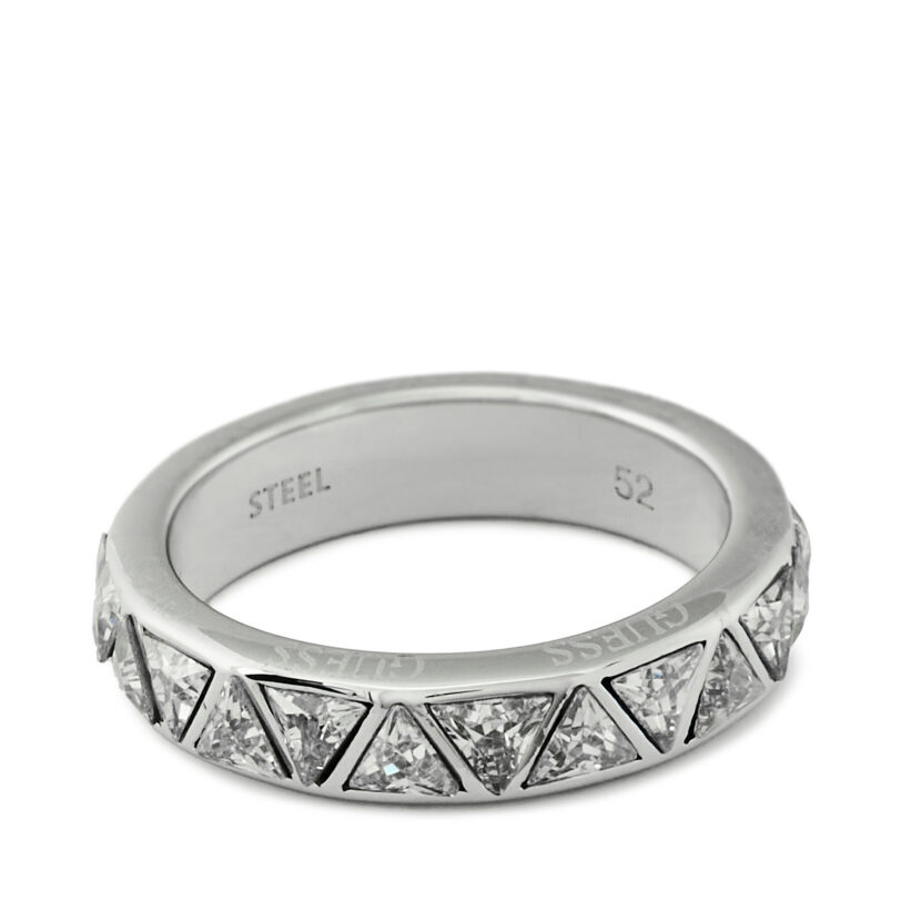 Пръстен Guess JUBR04 575JW Сребрист цвят на ниска цена