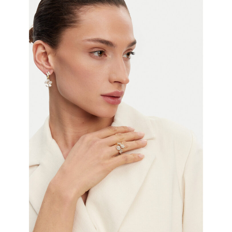 Пръстен Guess JUBR05 104JW Златист цвят на ниска цена