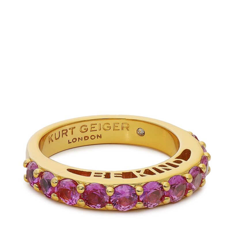 Пръстен Kurt Geiger Be Kind Band Ring 8833224429 Златист цвят на ниска цена