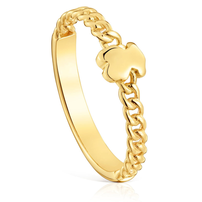 Пръстен TOUS Bold Motif 1004106912 Златист цвят на ниска цена