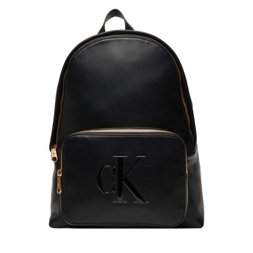 Раница Calvin Klein Bold Ck Backpack LV04F3233G Черен цвят на ниска цена