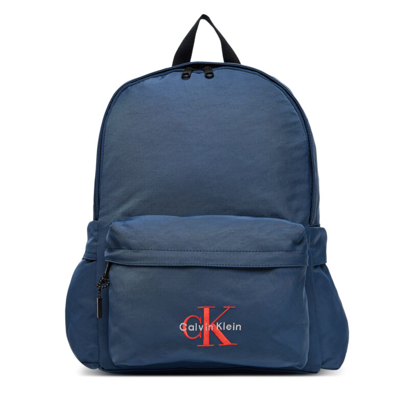 Раница Calvin Klein Bold Round Backpack LV04D3114G Тъмносин цвят на ниска цена