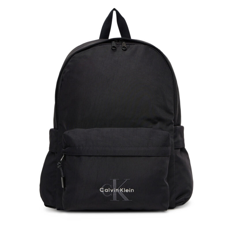 Раница Calvin Klein Bold Round Backpack LV04D3114G Черен цвят на ниска цена