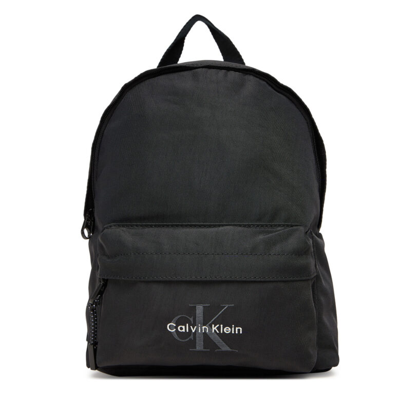 Раница Calvin Klein Bold Small Round Backpack LV04D3257G Черен цвят на ниска цена
