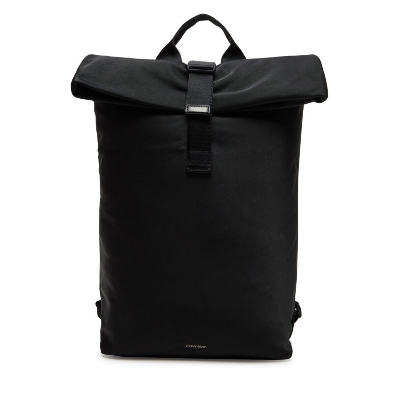 Раница Calvin Klein Ck Ease Rolltop Bp K50K513052 Черен цвят на ниска цена