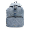 Раница Calvin Klein Denim Luna Mini Flap Backpack LV04F3216G Светлосиньо цвят на ниска цена