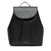 Раница Calvin Klein Foil Logo Flap Backpack LV04F3297G Черен цвят на ниска цена