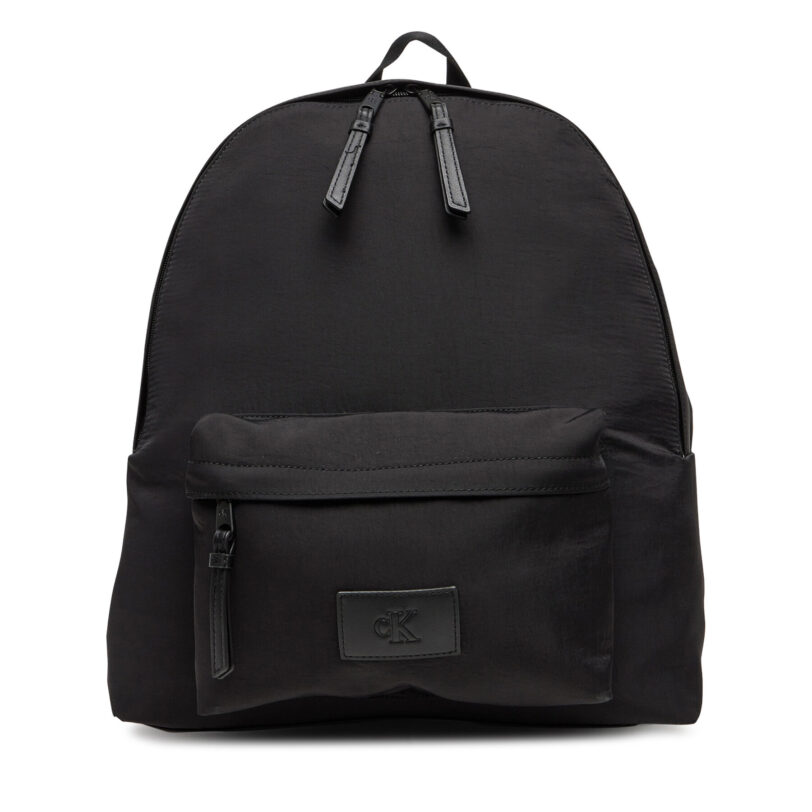 Раница Calvin Klein Jeans Metro Nylon Backpack 43 LV04G3131G Черен цвят на ниска цена
