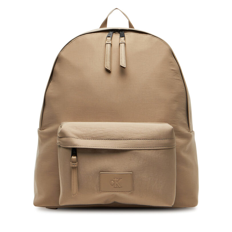 Раница Calvin Klein Jeans Metro Nylon Backpack 43 Ny LV04G3131G Бежов цвят на ниска цена