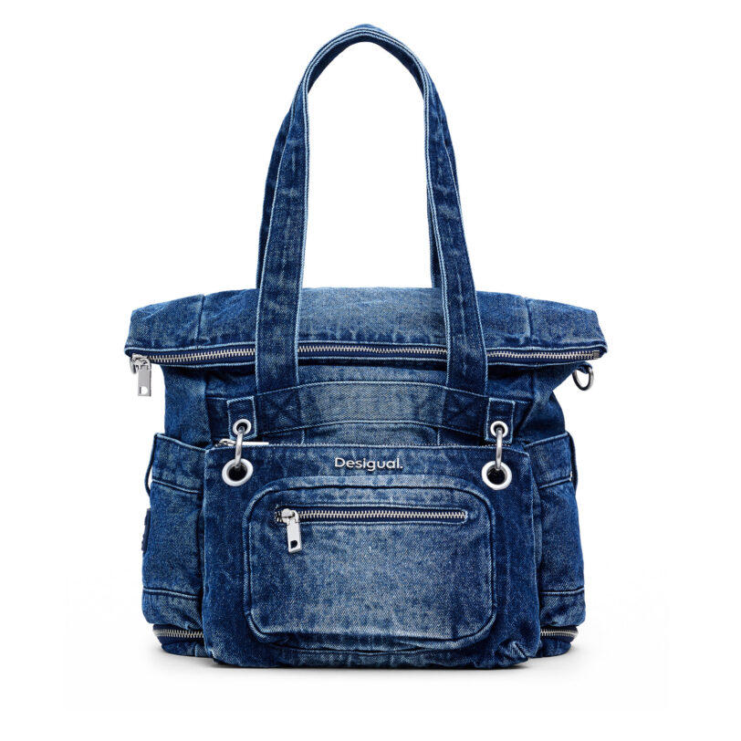 Раница Desigual 25SAKD02 Тъмносин цвят на ниска цена
