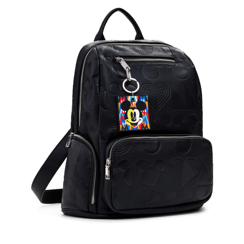 Раница Desigual All Mickey Chester 25SAKP04 Черен цвят на ниска цена